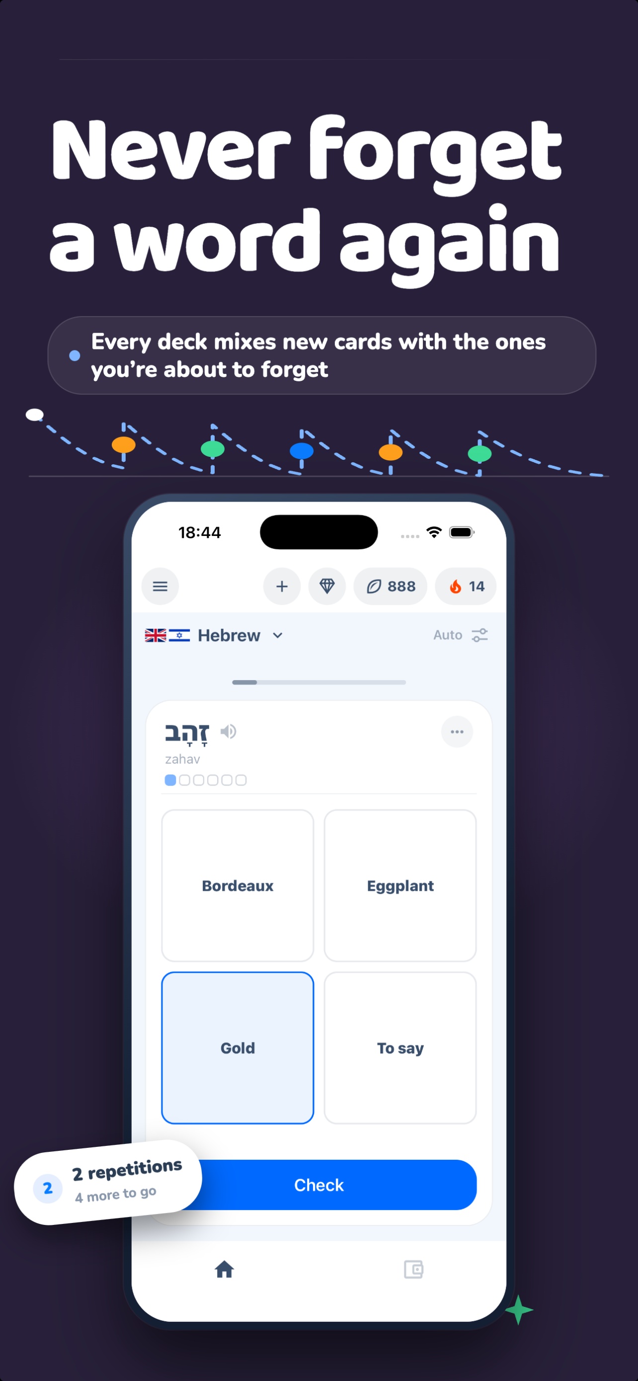 Learn step by step, stay motivated — structured courses with daily streaks